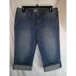 Bullhead Denim Co. Capri‎ Jeans Venice Skinny Cuffed Blue Size 9